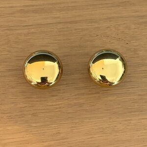 Set of 2 cabinet door knobs Solid brass. New